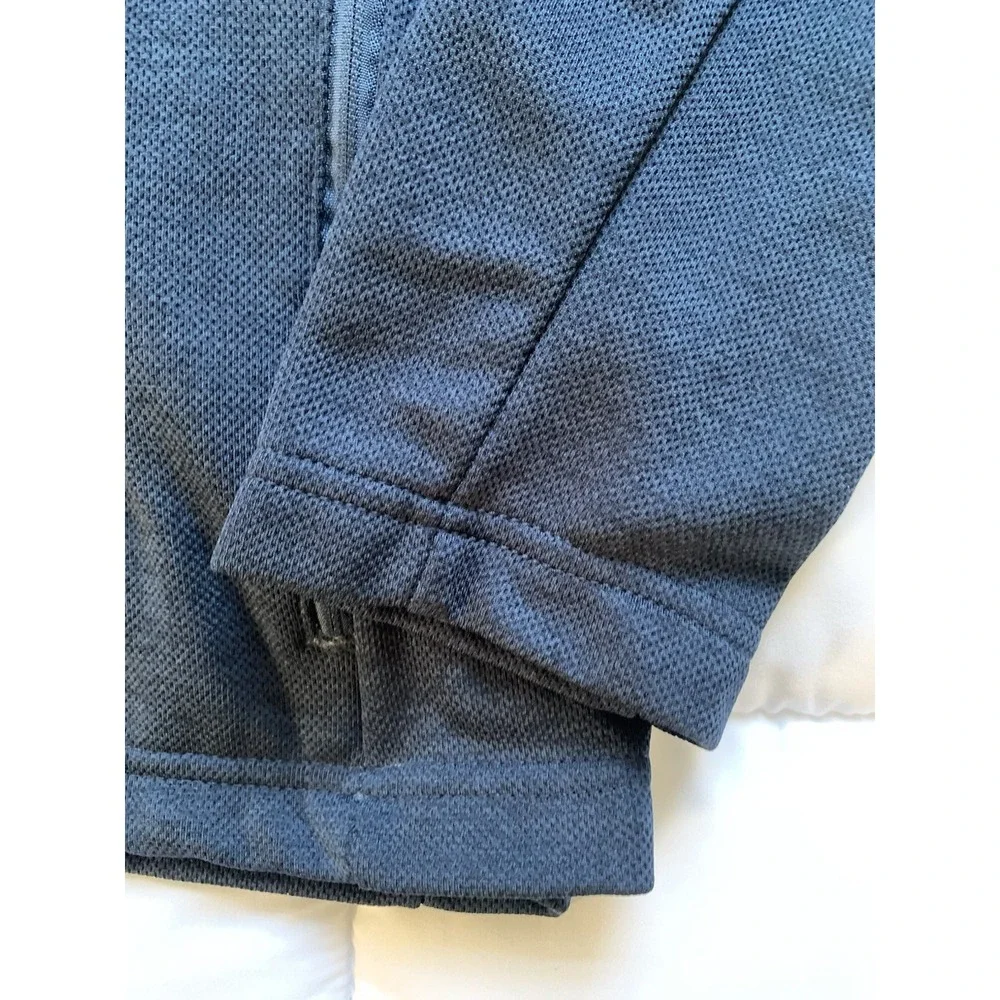 ORVIS Men's Bonded Mesh Fleece Full Zip Jacket ~ Blue ~‎ Size Large